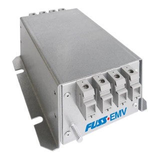FUSS-EMV Panel Mount 3 Phase 2-Stage EMI Filter 125A 528V AC 50Hz/60Hz Screw Termination 4F480-125.260