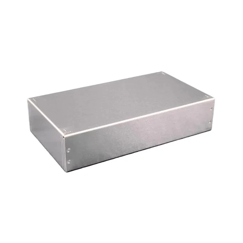 Hammond 1444 Series Natural Lid Aluminium Enclosure 102 mm x 432 mm x 254 mm 1444-33