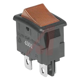ZF Illuminated DPST On-Off On-Off Rocker Switch Panel Polyamide 66 Housing IP66 LRA32H2BBRLN