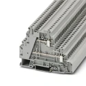 Phoenix Contact Multi Level Terminal Block Grey 4 Positions 500V Screw Termination UT 4-L/L 3214362