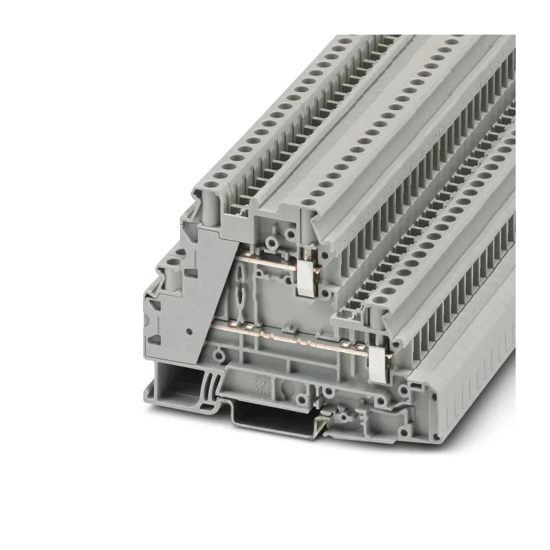 Phoenix Contact Multi Level Terminal Block Grey 4 Positions 500V Screw Termination UT 4-L/L 3214362