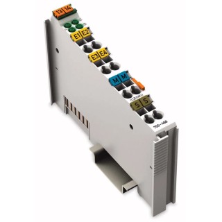 WAGO PLC I/O Module Analogue I/O Module DIN Rail Mount 4 I/Os 60°C G4 Series 12mm x 100mm x 69.8mm 750-468