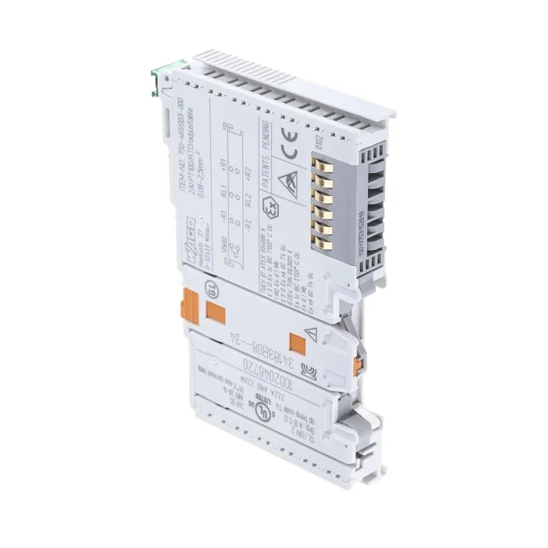 WAGO PLC I/O Module G4 Analogue 2-Channel Analogue Input DIN Rail Mounted 750-461/003-000