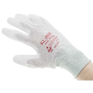 RS PRO Nylon Anti-Static Gloves Size 8, Reusable, ESD and EN 388:2016 Compliant 869-1651