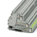 Phoenix Contact Multi Level Terminal Block UT 4-PE/L/TG Series Grey, Screw Termination 28A, 500V, 0.14 to 6 mm², 5 3214365