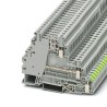Phoenix Contact Multi Level Terminal Block UT 4-PE/L/TG Series Grey, Screw Termination 28A, 500V, 0.14 to 6 mm², 5 3214365