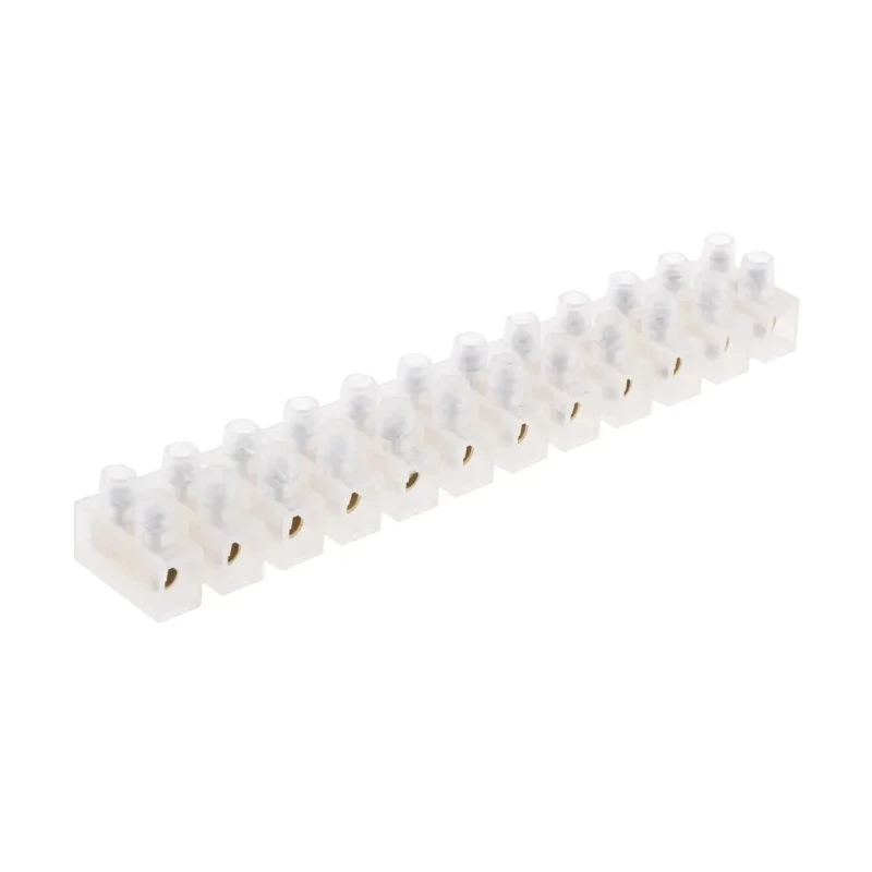 RS PRO Non-Fused Terminal Block 12-Way 8AWG Wire 57A Screw Terminal 400V 80°C 867-0963