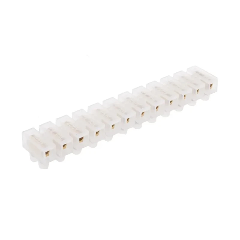 RS PRO Non-Fused Terminal Block 12-Way 8AWG Wire 57A Screw Terminal 400V 80°C 867-0963