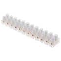 RS PRO Non-Fused Terminal Block 12-Way, 7AWG Wire Size, 61A Current Screw Termination 400V 80°C 867-0972