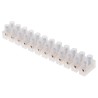 RS PRO Non-Fused Terminal Block 12-Way, 7AWG Wire Size, 61A Current Screw Termination 400V 80°C 867-0972