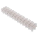 RS PRO Non-Fused Terminal Block 12-Way, 7AWG Wire Size, 61A Current Screw Termination 400V 80°C 867-0972