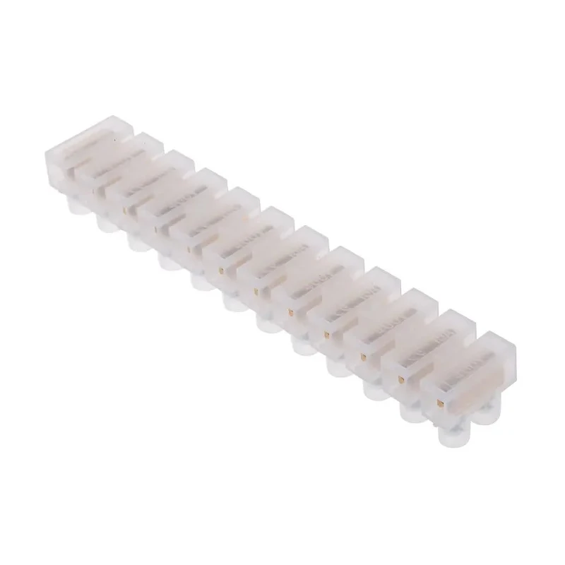 RS PRO Non-Fused Terminal Block 12-Way, 7AWG Wire Size, 61A Current Screw Termination 400V 80°C 867-0972
