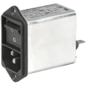 Schurter 4302.5313, 250V AC 4A Screw IEC Connector Male 2 Pole Quick Connect 4302.5313