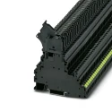 Phoenix Contact Fused DIN Rail Terminal Black, 0.14mm² to 6 mm², 3-Level, 28A, 500V, Screw Termination UT 3214323