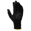 RS PRO Black Polyester Work Gloves Size 10/XL Nitrile Coated 24 Gloves 869-1572