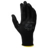 RS PRO Black Polyester Work Gloves Size 10/XL Nitrile Coated 24 Gloves 869-1572