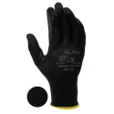RS PRO Black Polyester Work Gloves Size 10/XL Nitrile Coated 24 Gloves 869-1572
