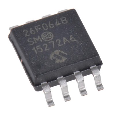 Microchip Split Gate 64 MB SPI Flash Memory 8-Pin SOIJ SST26VF064B-104I/SM