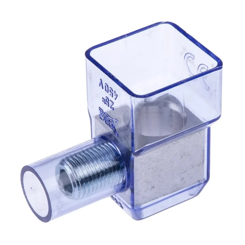 RS PRO Non-Fused Terminal Block, 1-Way, 25mm² Wire, Panel Mount, Transparent Blue Polycarbonate Housing, 450V 868-0724