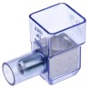RS PRO Non-Fused Terminal Block, 1-Way, 25mm² Wire, Panel Mount, Transparent Blue Polycarbonate Housing, 450V 868-0724