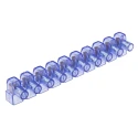 RS PRO Non-Fused Terminal Block, 10-Way, 2.5mm² Wire, Panel Mount, Screw Terminals, Polycarbonate, Brass Contacts 868-0733
