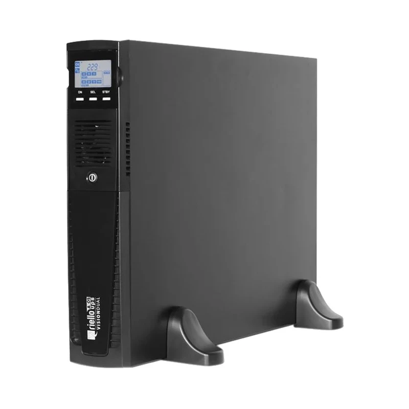 Riello Uninterruptible Power Supply Vision Dual Line Interactive 2200 VA 1.98 kW 240 V AC Input Voltage Rack Stand VSD 2200