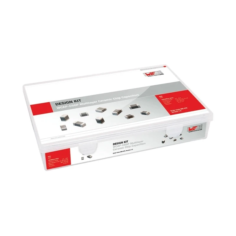 Wurth Elektronik Surface X7R, X5R Ceramic Capacitor Kit 2160 Pieces 6.3V to 50V 885070