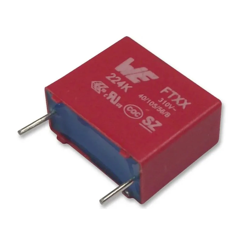 Wurth Elektronik Polypropylene Film Capacitor X2, 100 nF, ±10 %, 630 V dc, 310 V ac, Through Hole 890334023023CS