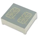 Kingbright 2 Character 14 Segment LED Display Cathode Yellow 87mcd Right Side Orientation 13.8 mm Character PDC54-11SYKWA