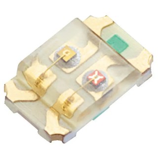 Kingbright Surface Mount 2012 Multi-Colour LED 2.5 V Red, Blue, 30mA Forward Current KPHBM-2012QBDSURKC