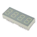 Kingbright 4-Digit 7 Segment LED Display Red Anode 10.2 mm Character Height CA04-41SURKWA