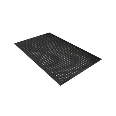 Coba Europe Nitrile Rubber (NBR) Anti-Fatigue Mat 920mm x 1.53m x 9mm, Black KM010001