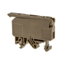 RS PRO 600V 16A Beige 4mm² 1-Level Fused Screw Termination Disconnect Terminal Block 872-5615