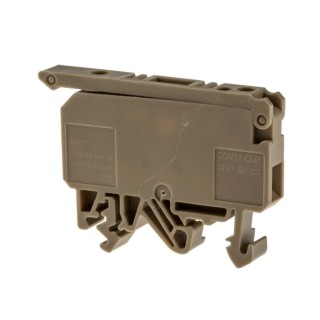 RS PRO 600V 16A Beige 4mm² 1-Level Fused Screw Termination Disconnect Terminal Block 872-5615