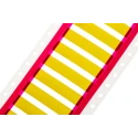 RS PRO Heat Shrink Cable Marker Yellow 2.3 mm to 5.5 mm Diameter Range 6.4 mm Width 872-6255