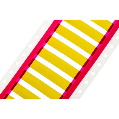 RS PRO Heat Shrink Cable Marker Yellow 2.3 mm to 5.5 mm Diameter Range 6.4 mm Width 872-6255