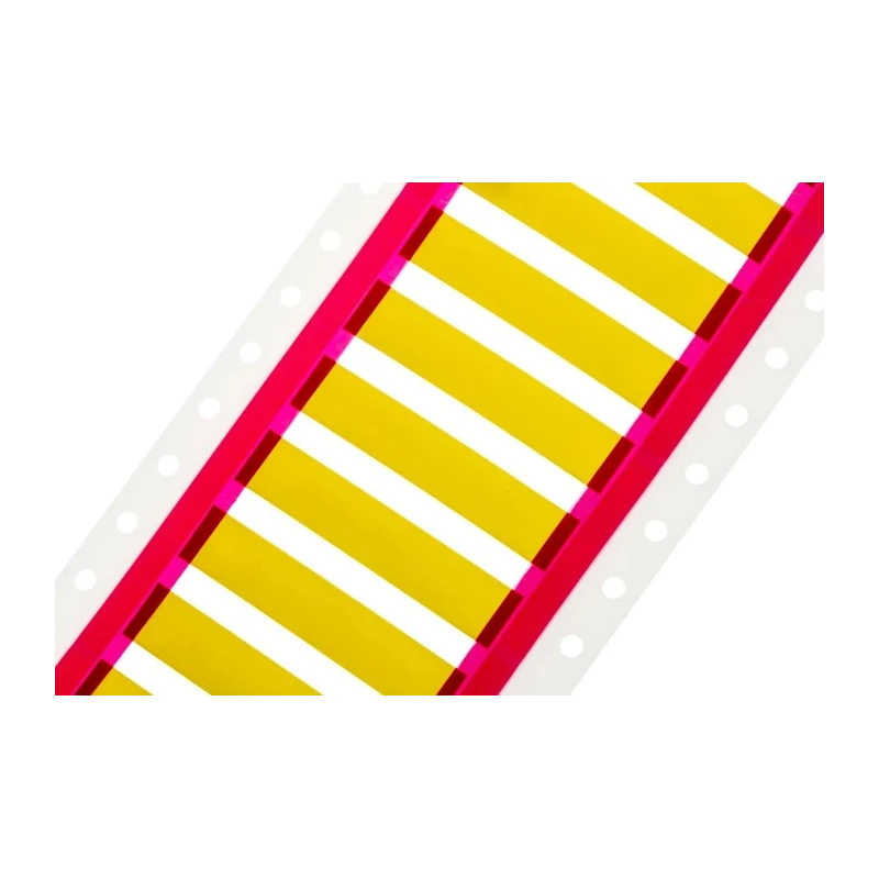 RS PRO Heat Shrink Cable Marker Yellow 2.3 mm to 5.5 mm Diameter Range 6.4 mm Width 872-6255