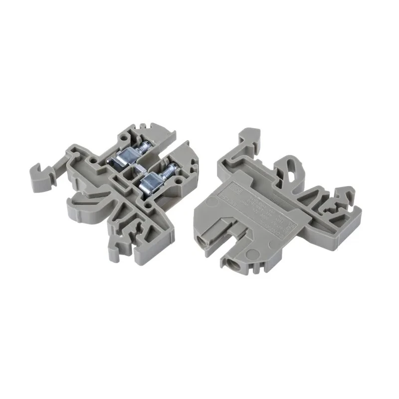 RS PRO Feed Through Terminal Block Beige, 1-Level, Screw Termination, 500 V, 40 A, 22 to 10 AWG 872-5612