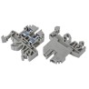 RS PRO Feed Through Terminal Block Beige, 1-Level, Screw Termination, 500 V, 40 A, 22 to 10 AWG 872-5612
