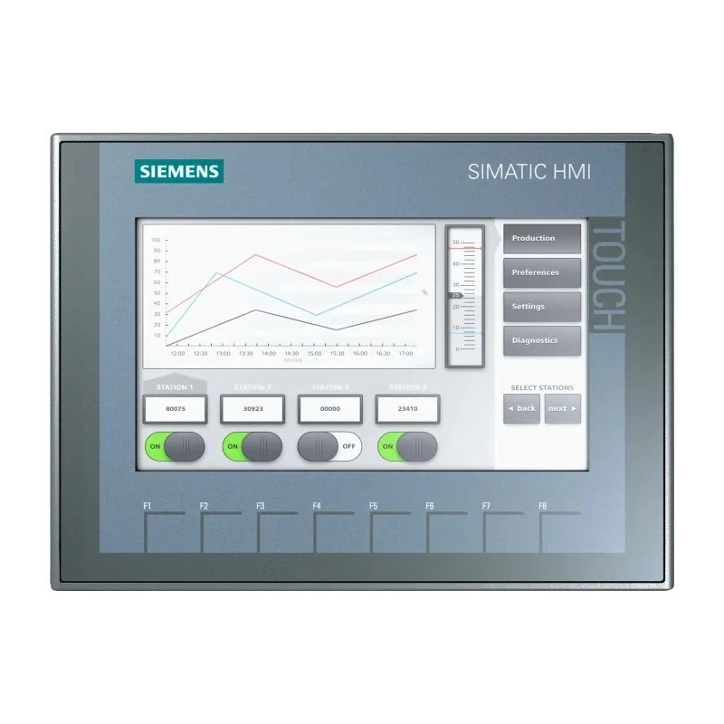 Siemens KTP700 Basic SIMATIC Series HMI Panel 177.8 mm 7-Inch TFT Display 800 x 480 Pixel 