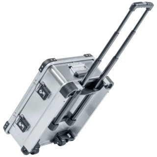 Zarges K 424 XC Metal Waterproof Watertight Aluminium Transit Case Wheeled, 400 mm x 233 mm x 550 mm 41810