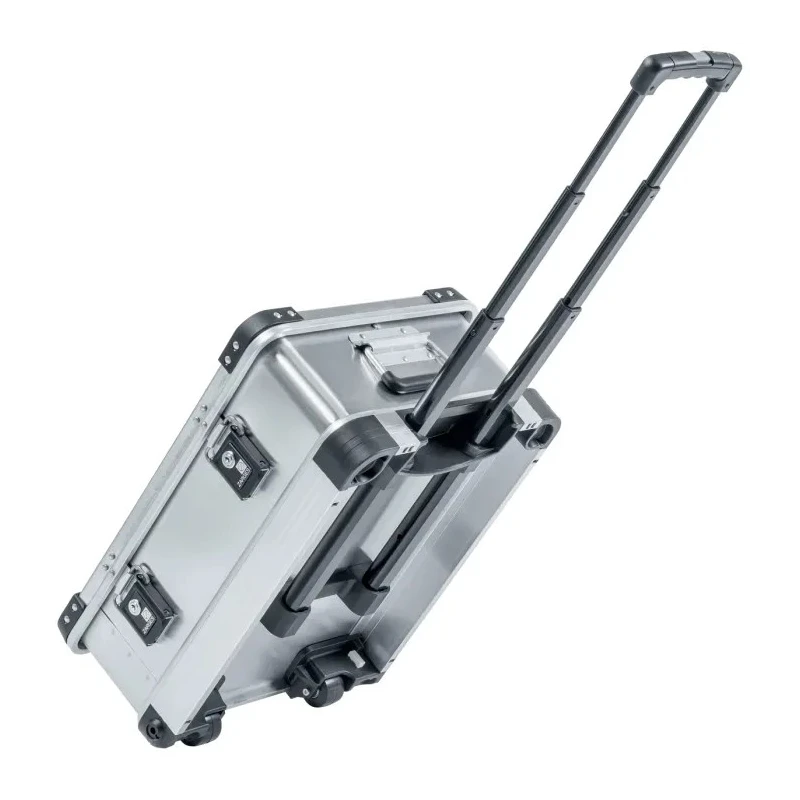 Zarges K 424 XC Metal Waterproof Watertight Aluminium Transit Case Wheeled, 400 mm x 233 mm x 550 mm 41810