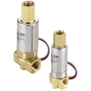 SMC Solenoid Valve 2 Port Normally Closed 1/4 in G Threaded Bronze Body 230V VNB104B-F8A