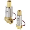 SMC Solenoid Valve 2 Port Normally Closed 1/4 in G Threaded Bronze Body 230V VNB104B-F8A