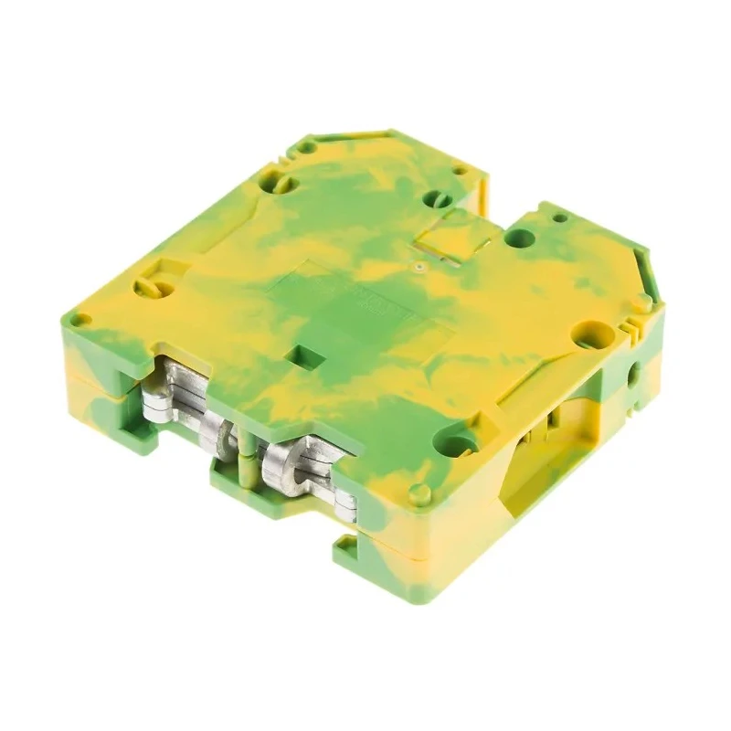 RS PRO Protective 2-Level Earth Terminal Block Green, Yellow 10mm² to 95 mm² Screw Termination 872-4701