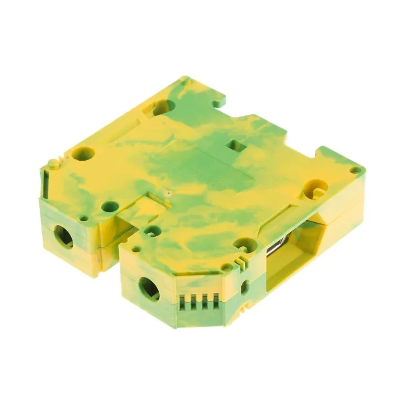 RS PRO Protective 2-Level Earth Terminal Block Green, Yellow 10mm² to 95 mm² Screw Termination 872-4701
