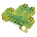 RS PRO Earth Terminal Block Yellow Green 2-Level Feed Through Screw Termination 269A 1000V 872-4791