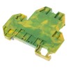 RS PRO Earth Terminal Block Yellow Green 2-Level Feed Through Screw Termination 269A 1000V 872-4791