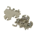 RS PRO Double Level Beige Terminal Block, Screw Termination, 500 V, 24 A, 2 Levels 872-5609