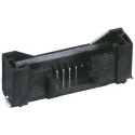 Hirose DF50 Series Straight Surface PCB Header, 10 Contacts, 1 mm Pitch, 1 Row, Shrouded DF50